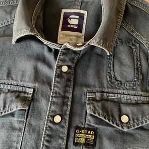 G-STAR RAW Faded Denim Jacket